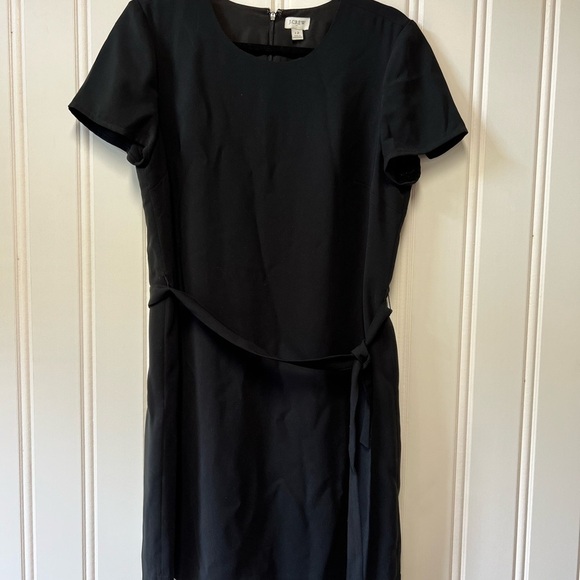 J Crew Classic Black Short Sleeve Dress - Picture 3 of 7